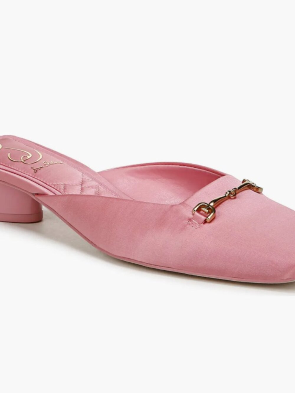 Sam Edelman Pink Satin Ollie Mule sz 8